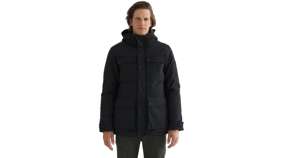 Ecoalf Luenalf Jacket - Mens, Black, Small, GAJKLUENA0761MW21-319-S