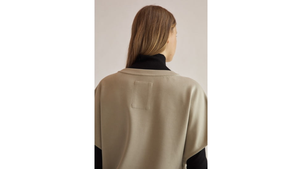 Ecoalf Lulualf Sweatshirt - Womens, White Sand, Large, GASTLULUS3770WW21-008-L