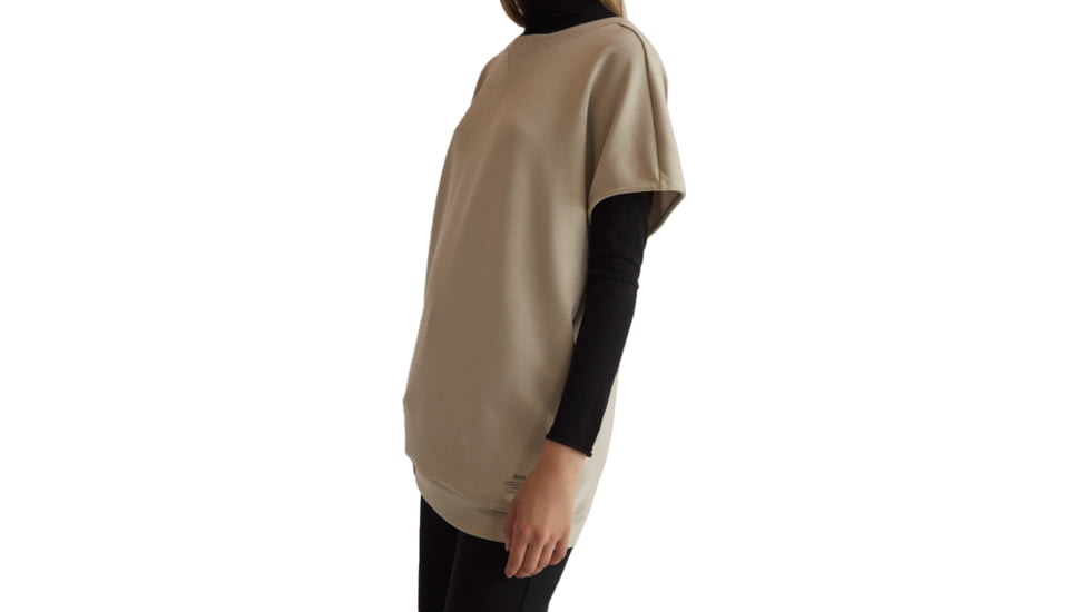 Ecoalf Lulualf Sweatshirt - Womens, White Sand, Large, GASTLULUS3770WW21-008-L