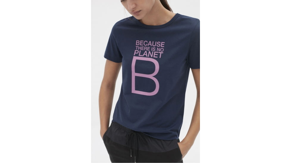 Ecoalf Mariela Big B T-Shirt - Womens, Midnight Navy, Extra Large, GATSMARBI2400WW19-163-XL