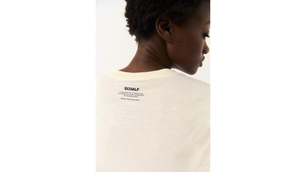 Ecoalf Minalf T-Shirt - Womens, Cream, M, GATSMINTS1270WS22-015-M