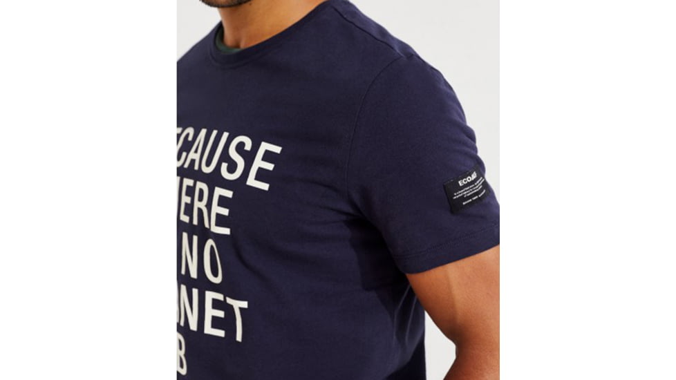 Ecoalf Natal Classic Because T-Shirt - Mens, Navy, Medium, GATSNATCL8012MW20-160-M