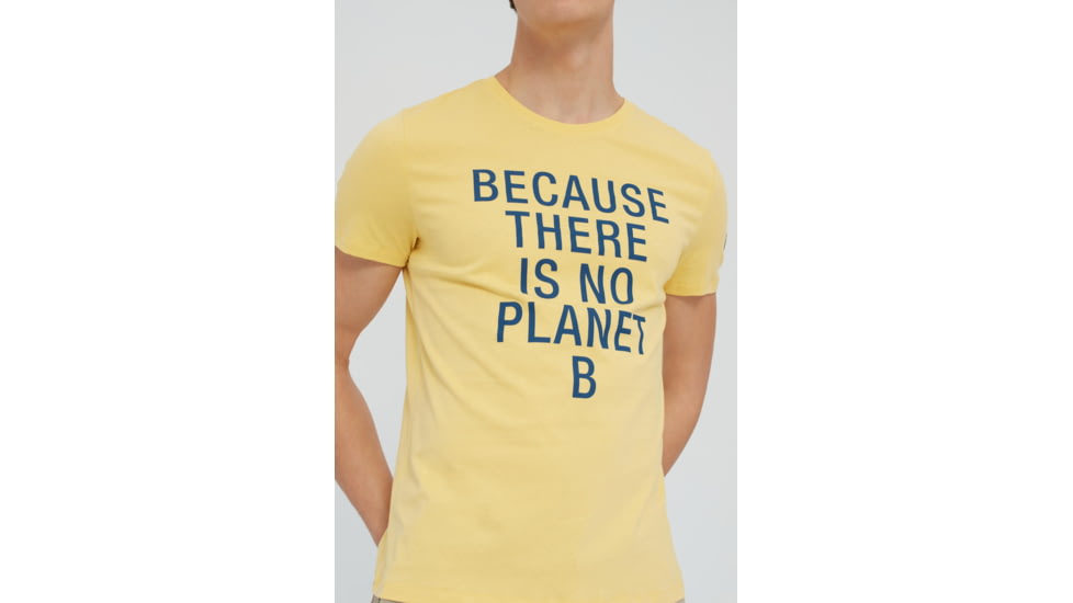 Ecoalf Natal Classic Because T-Shirt - Mens, Yellow, Small, GATSNATBE3000MS20-201-S