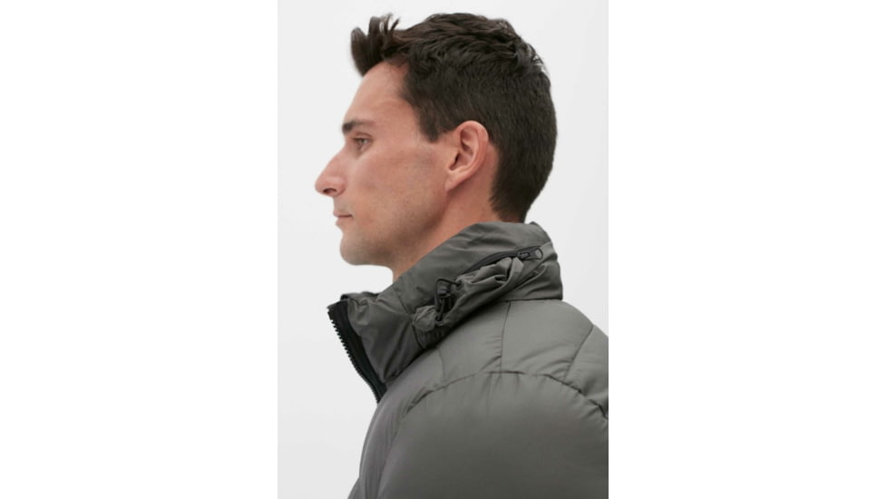 Ecoalf Phil Down Coat - Mens, Dark Khaki, Large, GAJKPHILD4070MW19-106-L