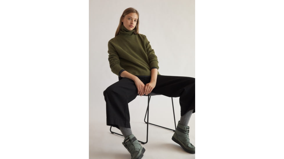 Ecoalf Pinalf Jersey - Womens, Army Green, Extra Small, GAKNPINOJ6320WW21-115-XS