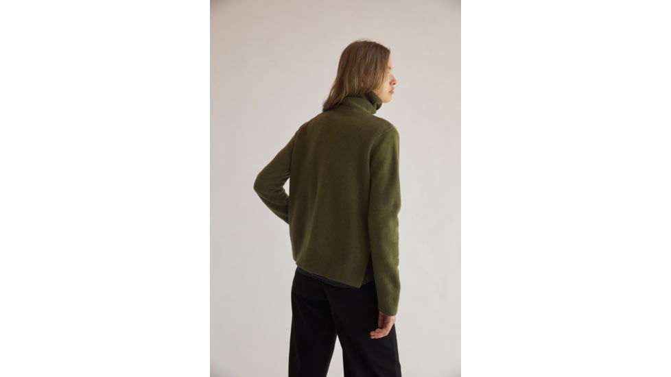 Ecoalf Pinalf Jersey - Womens, Army Green, Extra Small, GAKNPINOJ6320WW21-115-XS
