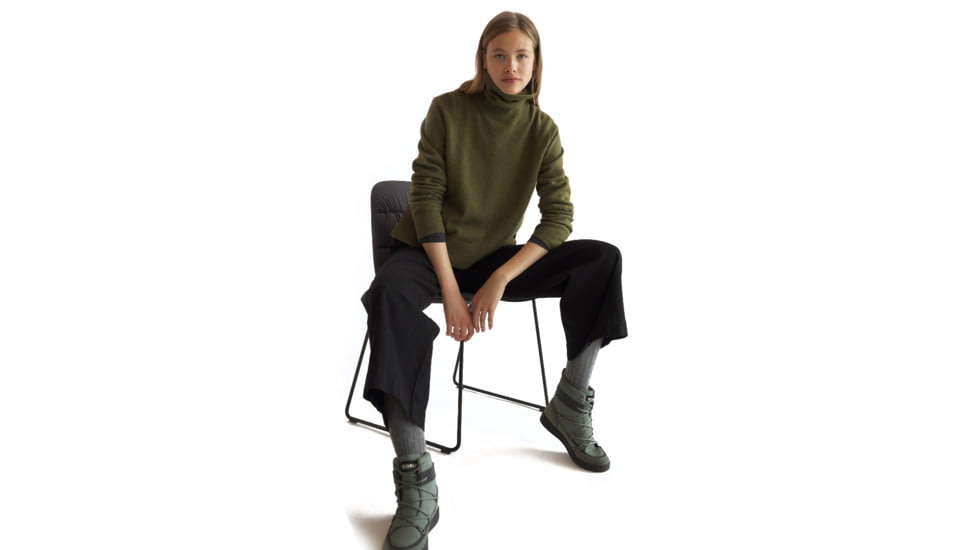 Ecoalf Pinalf Jersey - Womens, Army Green, Extra Small, GAKNPINOJ6320WW21-115-XS