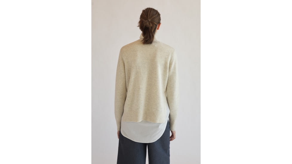 Ecoalf Pinalf Jersey - Womens, White Melange, Extra Small, GAKNPINOJ6320WW21-342-XS