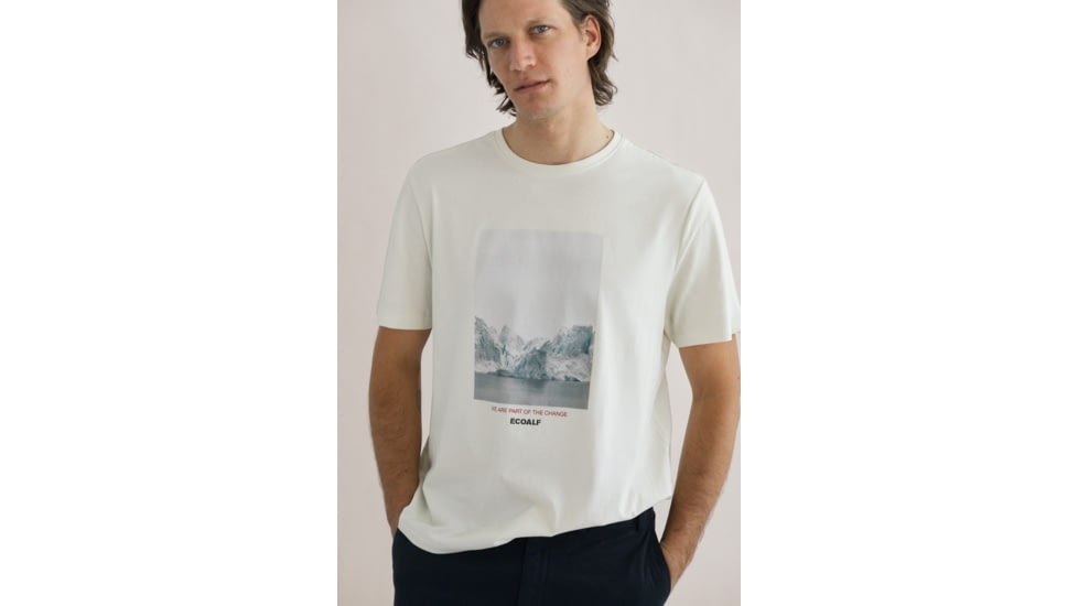 Ecoalf Rocalf T-Shirt - Mens, White Sand, Medium, GATSROCAS8032MW21-008-M