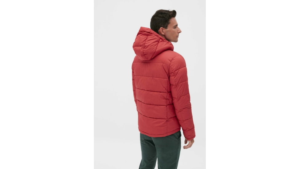 Ecoalf Rockaway Down Jacket - Mens, Red, Small, GAJKROCKA4070MW19-259-S