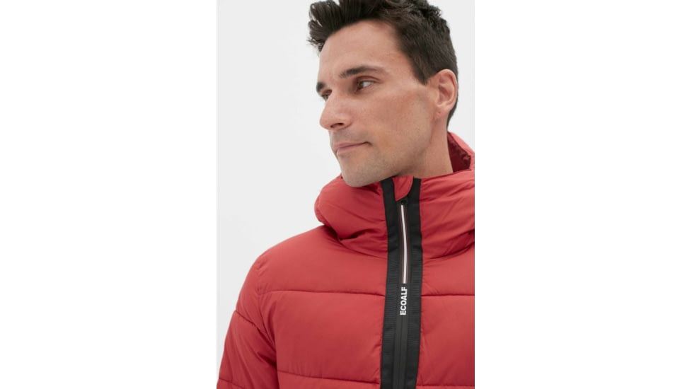 Ecoalf Rockaway Down Jacket - Mens, Red, Small, GAJKROCKA4070MW19-259-S