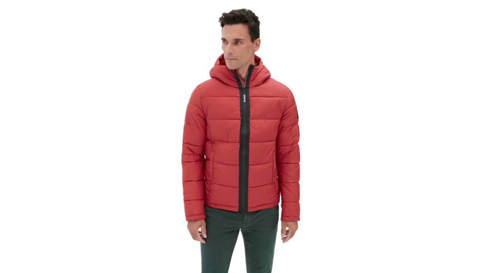 Ecoalf Rockaway Down Jacket - Mens, Red, Small, GAJKROCKA4070MW19-259-S
