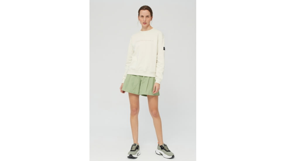 Ecoalf Ross Because Minimal Pink Sweatshirt - Womens, White, Large, GASTROSMI3000WW19-001-L