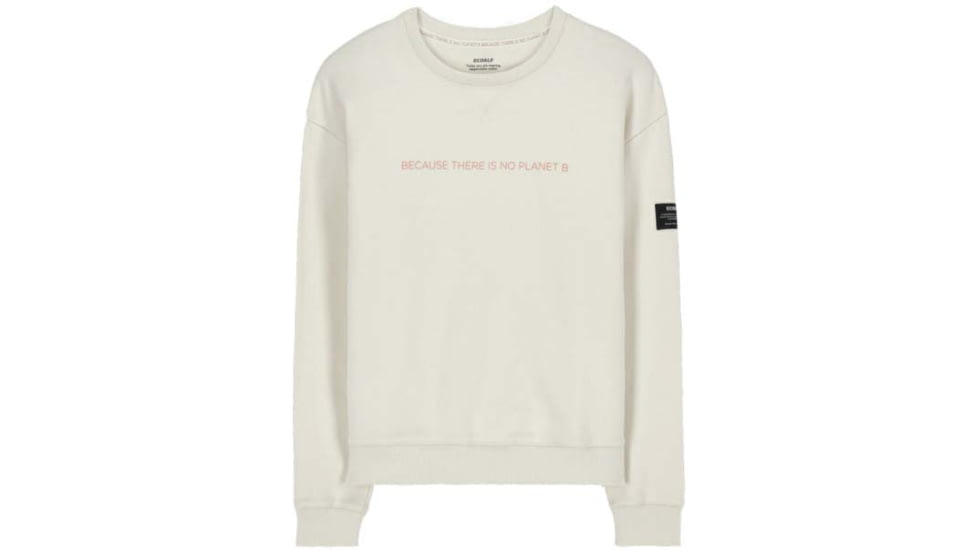 Ecoalf Ross Because Minimal Pink Sweatshirt - Womens, White, Large, GASTROSMI3000WW19-001-L