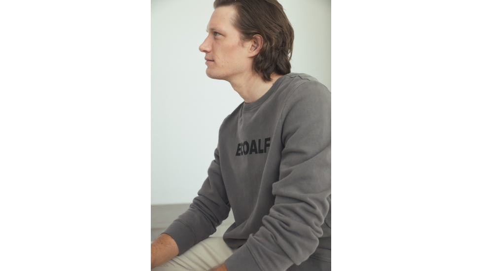 Ecoalf Rubber Sweatshirt - Mens, Dark Coffee, Small, GASTECOAL8002MW21-225-S