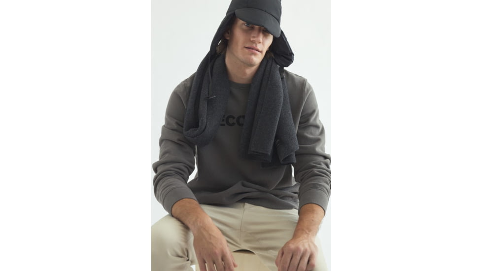 Ecoalf Rubber Sweatshirt - Mens, Dark Coffee, Small, GASTECOAL8002MW21-225-S