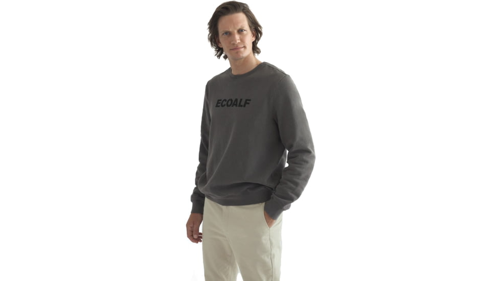 Ecoalf Rubber Sweatshirt - Mens, Dark Coffee, Small, GASTECOAL8002MW21-225-S