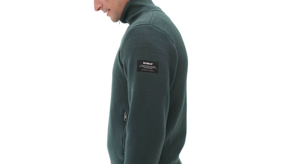 Ecoalf Sam Zip Through - Mens, Green, Large, GAKNSAMZIYR14MW19-121-L