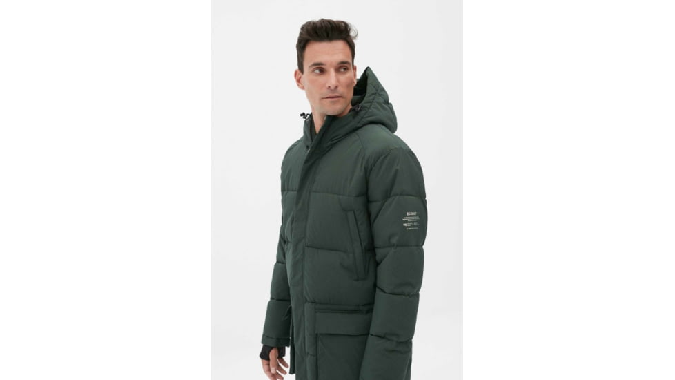 Ecoalf Samoens Down Jacket - Mens, Korean Green, Medium, GAJKSAMOE0481MW19-121-M