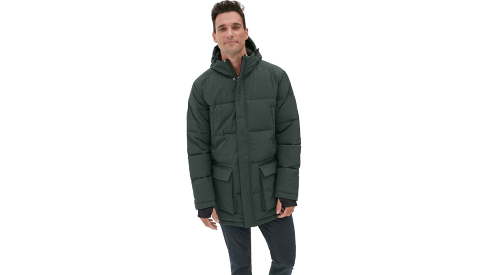 Ecoalf Samoens Down Jacket - Mens, Korean Green, Medium, GAJKSAMOE0481MW19-121-M