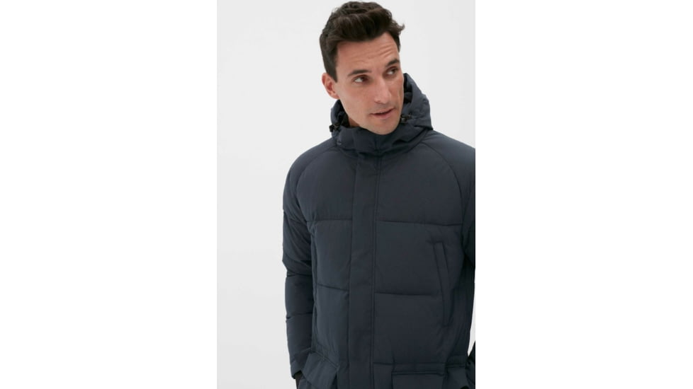 Ecoalf Samoens Down Jacket - Mens, Midnight Navy, Extra Large, GAJKSAMOE0481MW19-163-XL