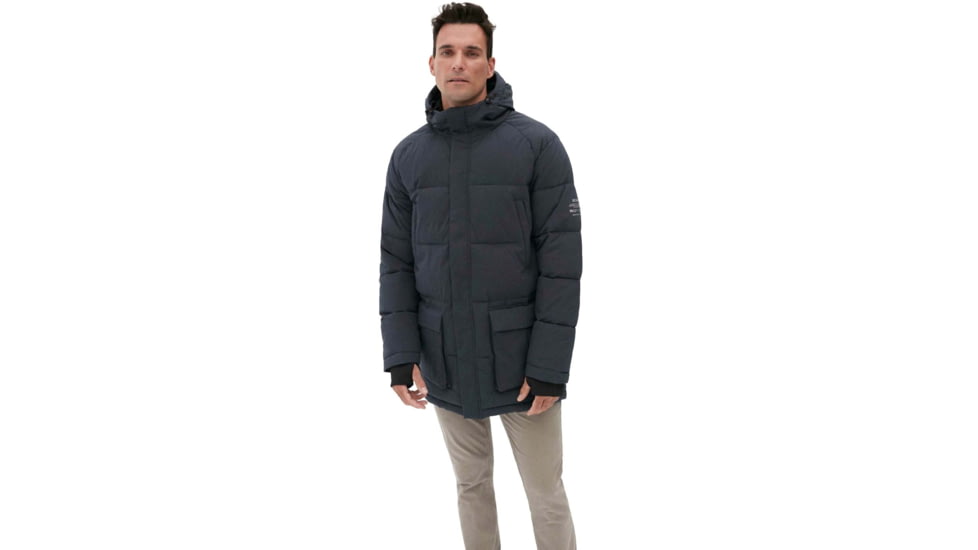 Ecoalf Samoens Down Jacket - Mens, Midnight Navy, Extra Large, GAJKSAMOE0481MW19-163-XL