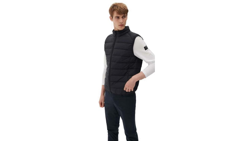 Ecoalf St. Moritz Down Vest - Mens, Black, Extra Large, GAJKSTMOR4070MW19-319-XL