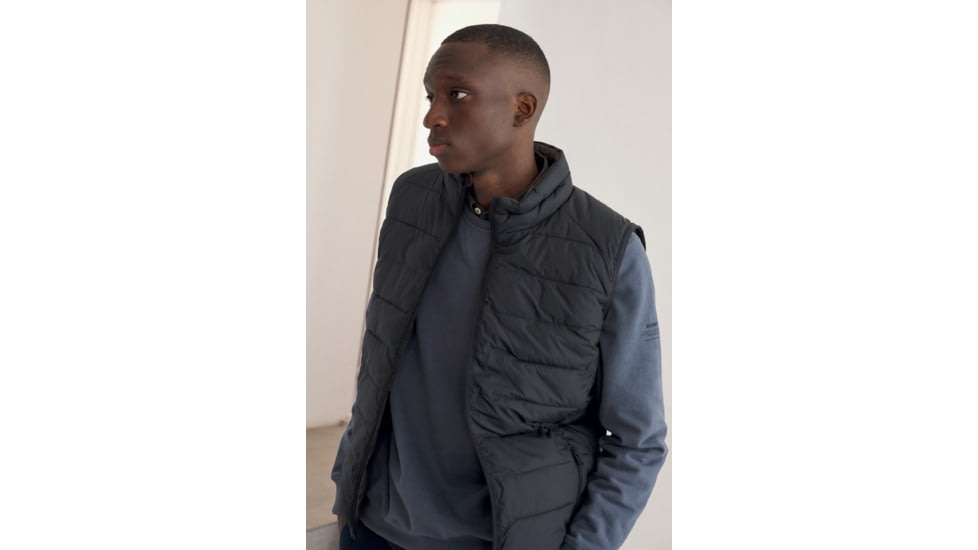 Ecoalf ST Mortizalf Reversible Vest - Mens, Black, Extra Large, GAJKSTMOR4070MW21-319-XL