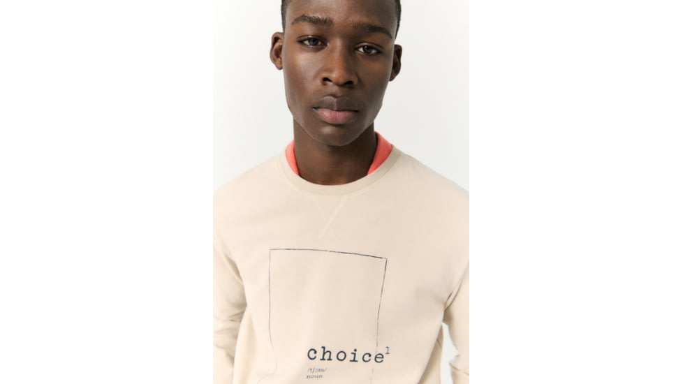 Ecoalf Teleralf Sweatshirt - Mens, Beige, S, GASTTELER8001MS22-051-S