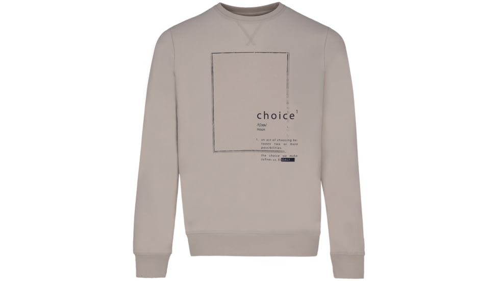 Ecoalf Teleralf Sweatshirt - Mens, Beige, S, GASTTELER8001MS22-051-S