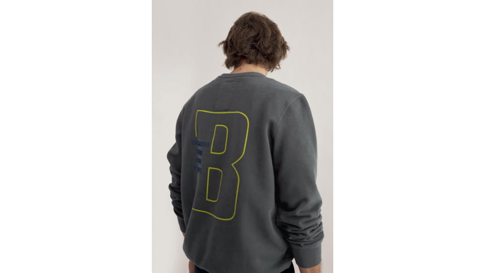 Ecoalf Tutilalf Sweatshirt - Mens, Dark Khaki, Large, GASTTUTIL8002MW21-106-L