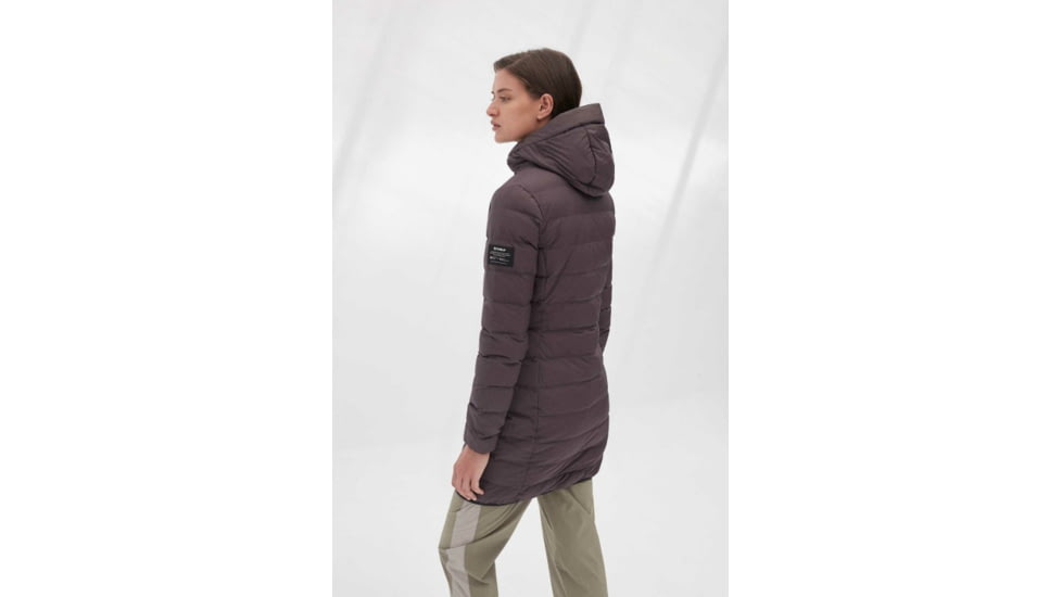 Ecoalf Uma Down Coat - Womens, Chocolate, 2XL, GAJKUMAWO4070WW19-067-XXL