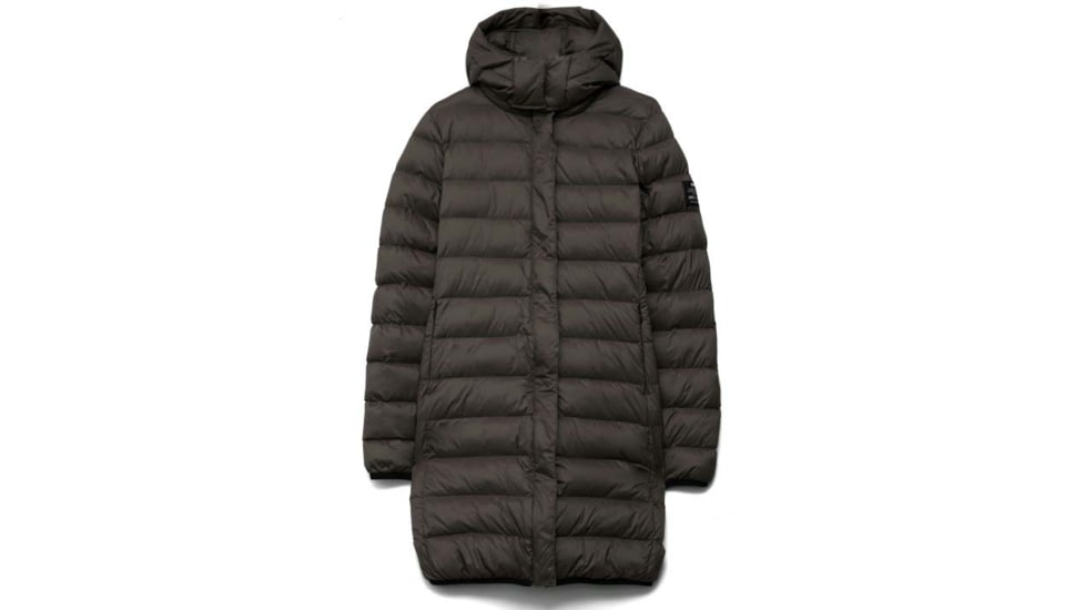 Ecoalf Uma Down Coat - Womens, Chocolate, 2XL, GAJKUMAWO4070WW19-067-XXL