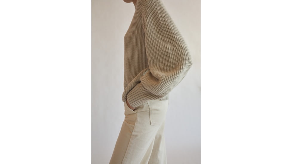 Ecoalf Valf Sweater - Womens, Linen Melange, Medium, GAKNVALSL6260WW21-340-M