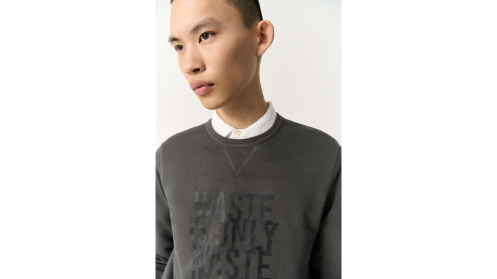 Ecoalf Westialf Sweatshirt - Mens, Asphalt, S, GASTWESTI8004MS22-303-S