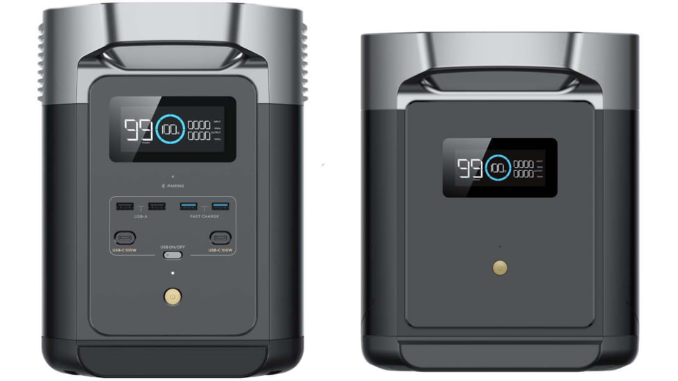 EcoFlow DELTA 2 + DELTA Max Smart Extra Battery, Black, DELTA2-DELTAMaxEB