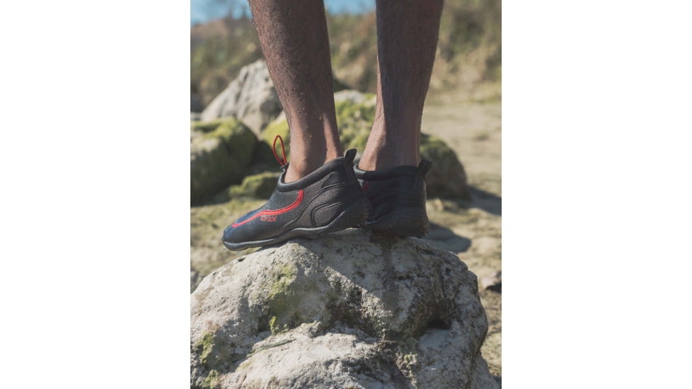 Aquapac Mens Riverbreaker Water Shoes - Black/Red B616B51A, 7, Black/Red, RIVBRK-BKRR-7