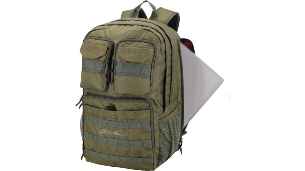 Eddie Bauer Cargo 30L Backpack, Moss Gray, EBB1006-082