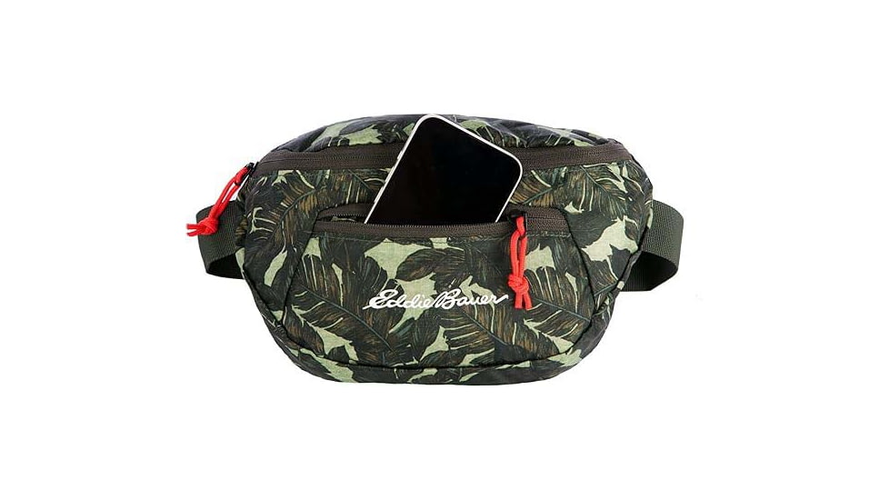 Eddie Bauer Stowaway 1L Packable Waistpack, Dark Loden, EBB3005-375