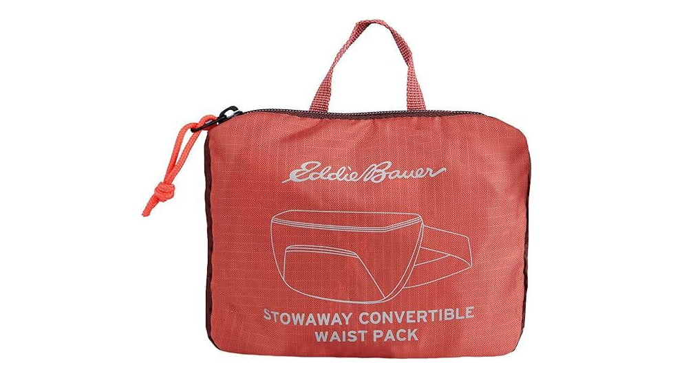 Eddie Bauer Stowaway 1L Packable Waistpack, Maroon, EBB3005-652