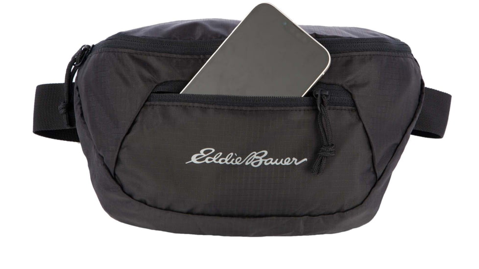 Eddie Bauer Stowaway 1L Packable Waistpack, Onyx, EBB3005-031