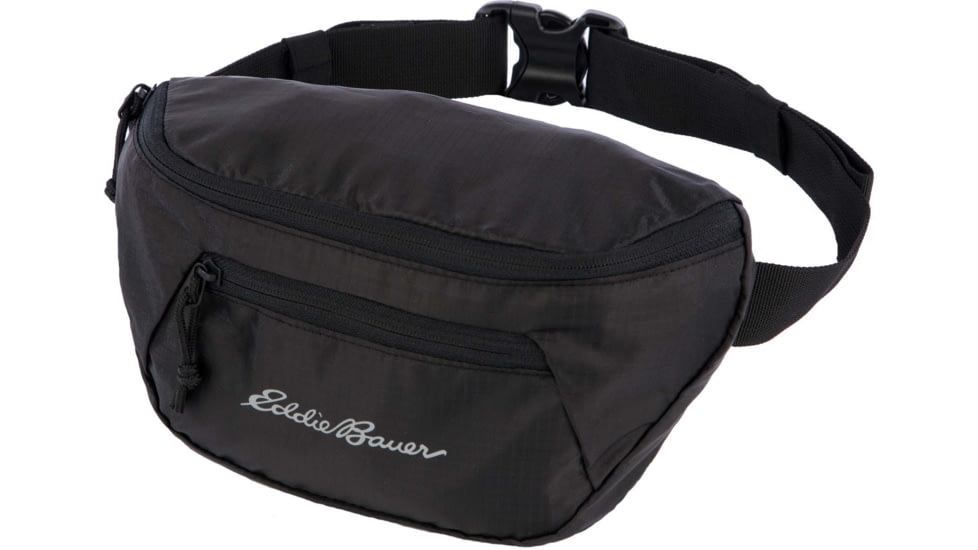 Eddie Bauer Stowaway 1L Packable Waistpack, Onyx, EBB3005-031