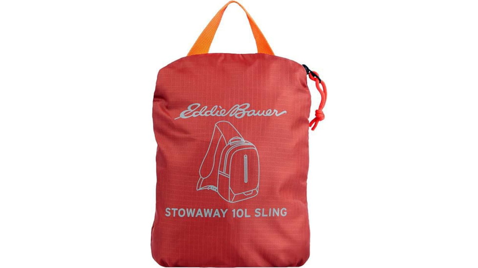Eddie Bauer Stowaway Packable 10L Shoulder Sling, Maroon, EBB3004-652