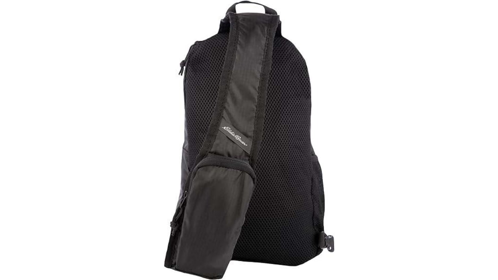 Eddie Bauer Stowaway Packable 10L Shoulder Sling, Onyx, EBB3004-031