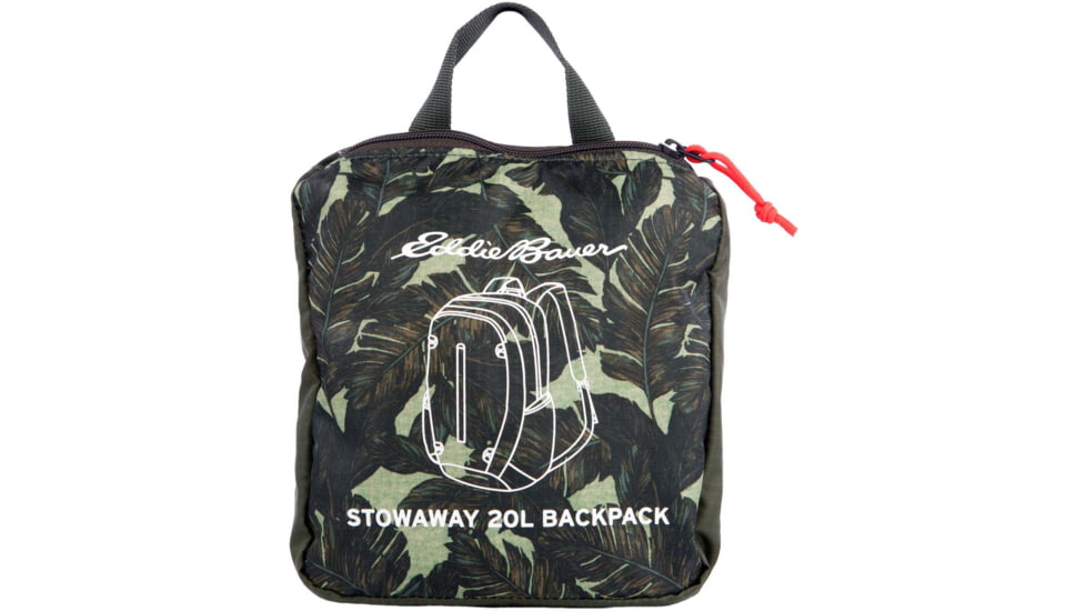 Eddie Bauer Stowaway Packable 20L Backpack, Dark Loden, EBB3001-375