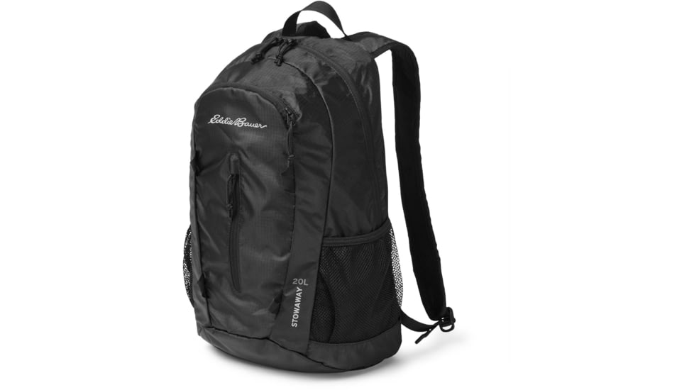 Eddie Bauer Stowaway Packable 20L Backpack, Onyx, EBB3001-031
