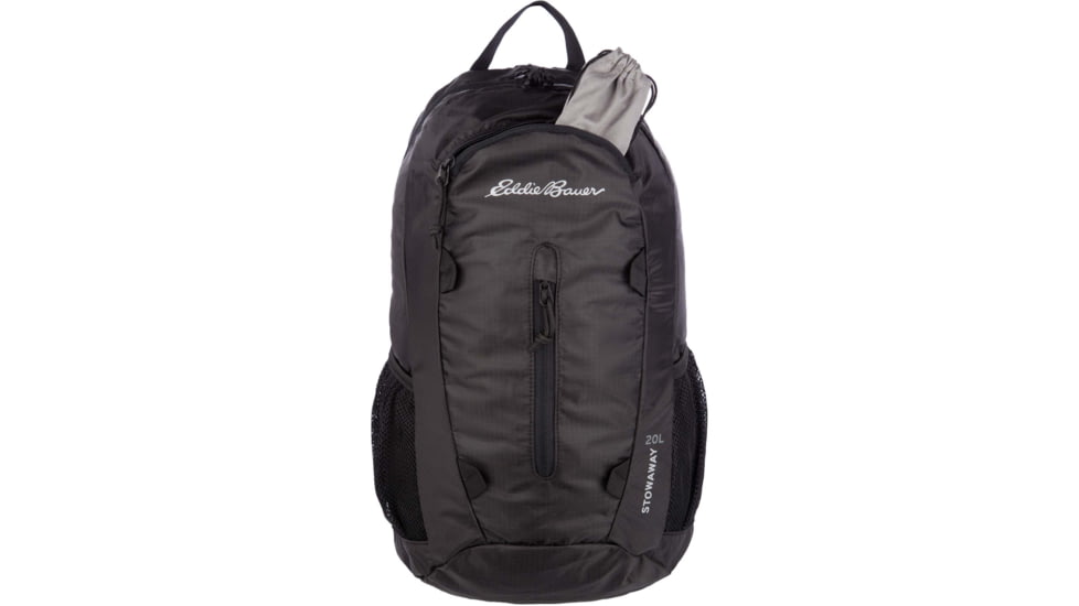 Eddie Bauer Stowaway Packable 20L Backpack, Onyx, EBB3001-031