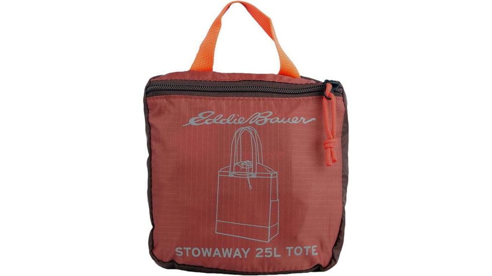 Eddie Bauer Stowaway Packable 25L Cinch Tote, Maroon, EBB3002-652