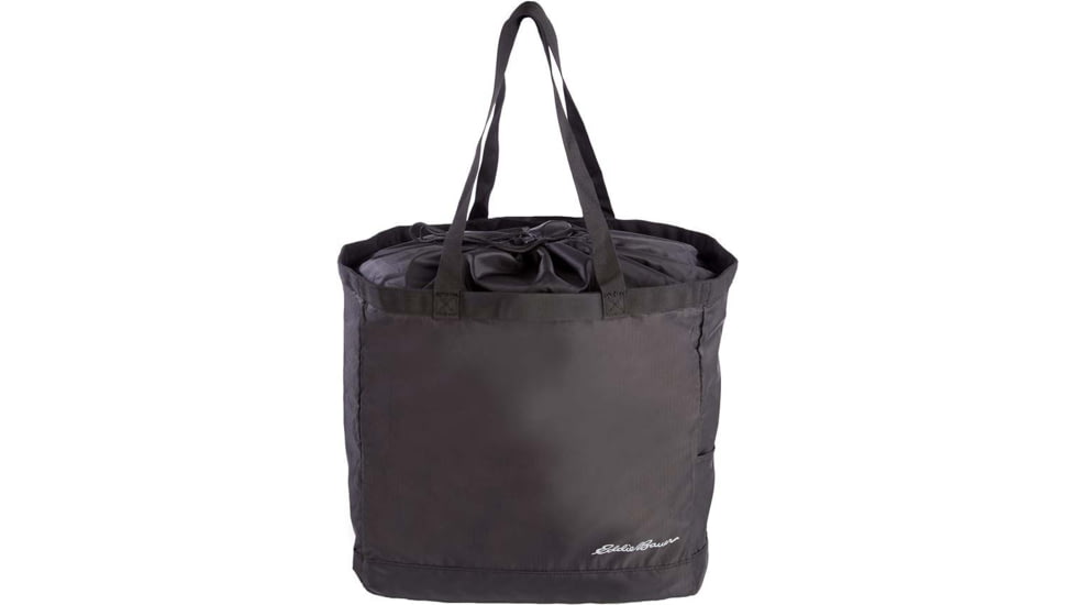 Eddie Bauer Stowaway Packable 25L Cinch Tote, Onyx, EBB3002-031