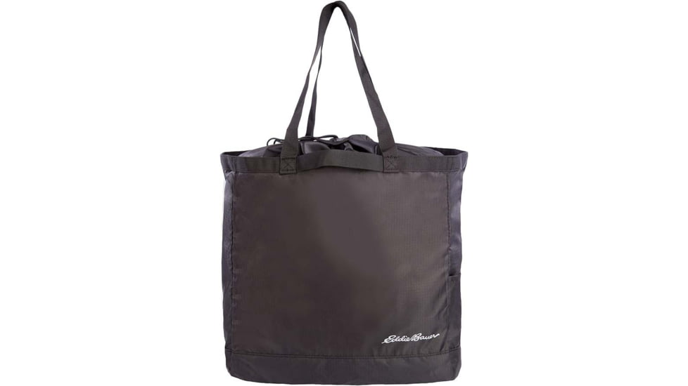 Eddie Bauer Stowaway Packable 25L Cinch Tote, Onyx, EBB3002-031